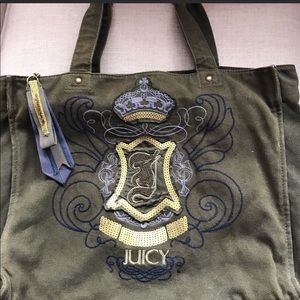 Juicy Couture canvas tote